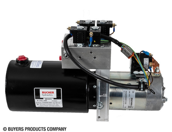 PU3593LR - 4-Way/3-Way DC Power Unit-Electric Controls Horizontal 0.75 ...