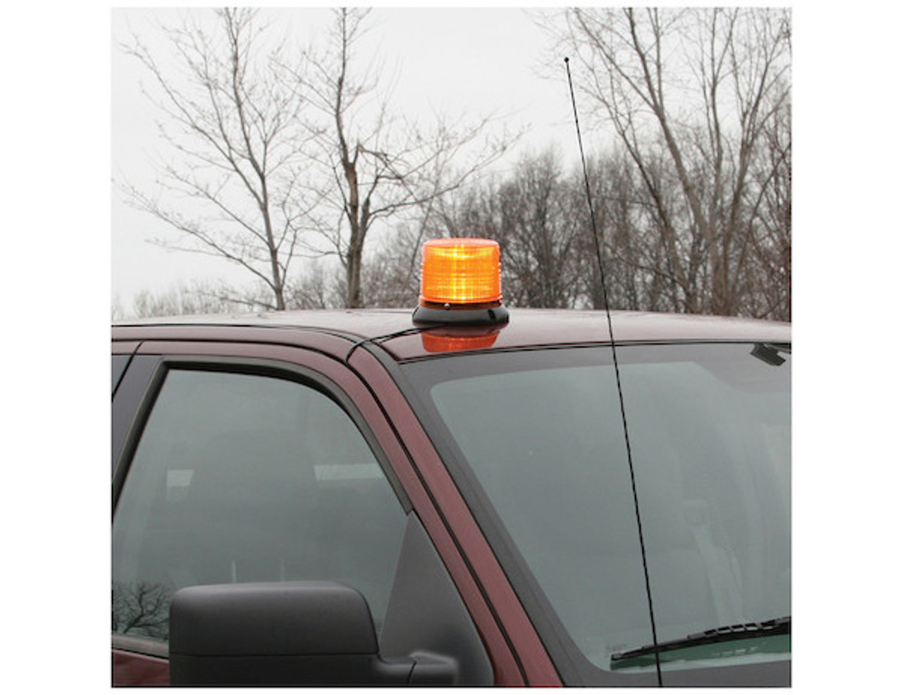 SL645ALP - 6.5 Inch by 5 Inch Amber LED Beacon Light