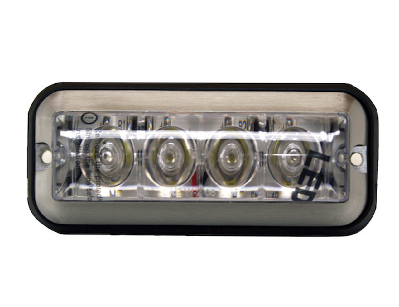 8891004 - Amber Raised 5 Inch LED Strobe Light