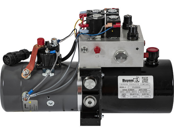 PU3593A - Buyers 4-Way/3-Way DC Power Unit-Electric Controls Horizontal ...
