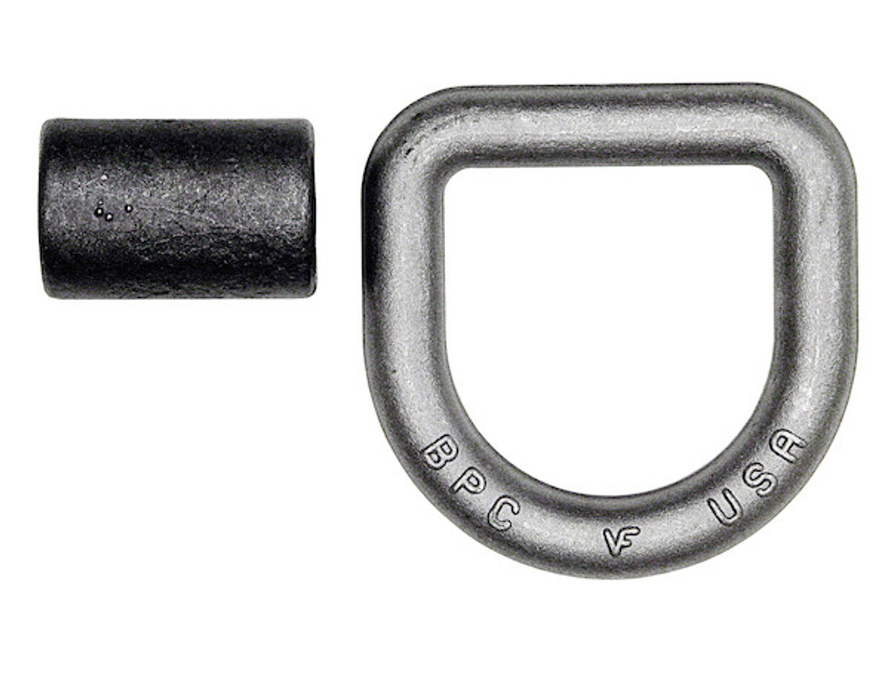 B46 - Domestically Forged 3/4 Inch Forged D-Ring With Weld-On Mounting Bracket