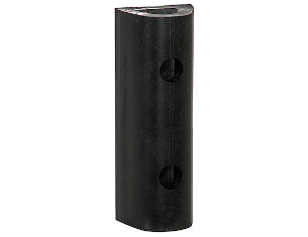 D46 Extruded Rubber DShaped Bumper with 2 Holes 4 x 33/4 x 6 Inch