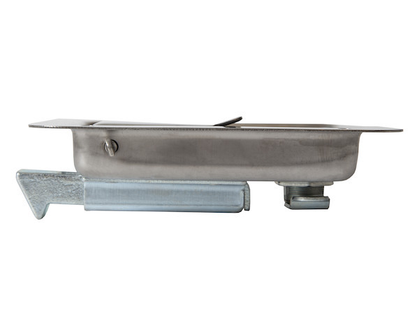 Rectangular Paddle Latch L3885 - Stainless Steel Single Point Locking Paddle Latch - Thru-Hole ...