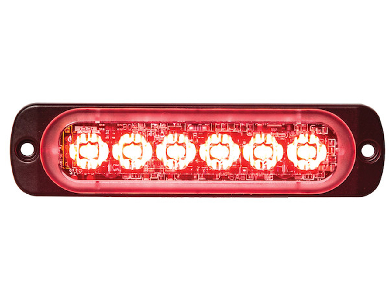 8891900 - Thin 4.5 Inch Amber Horizontal LED Strobe Light