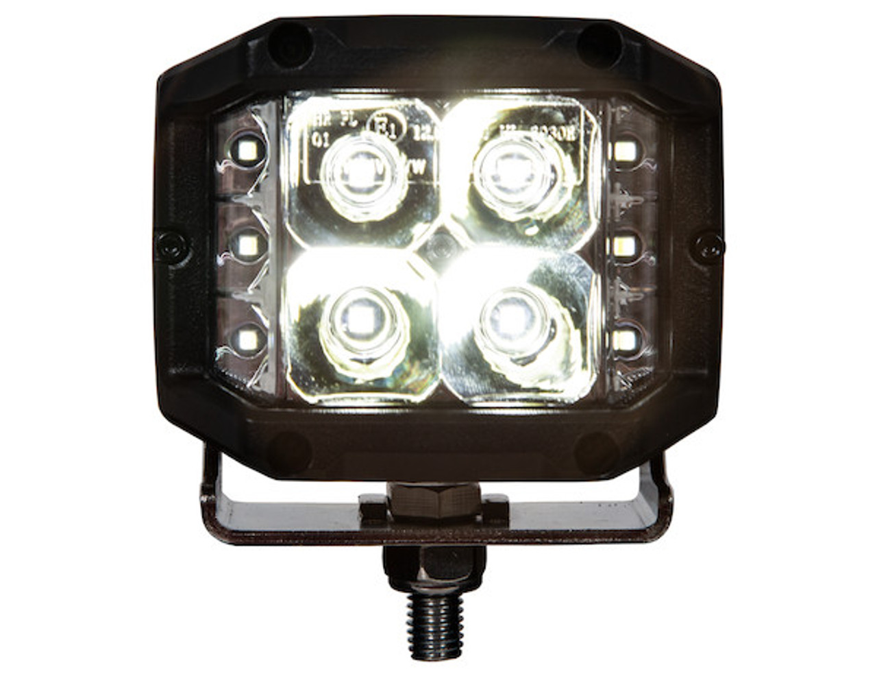 1492197 - Ultra Bright Wide Angle 4 Inch by 3 Inch Rectangular LED Clear Spot-Flood Combination Light