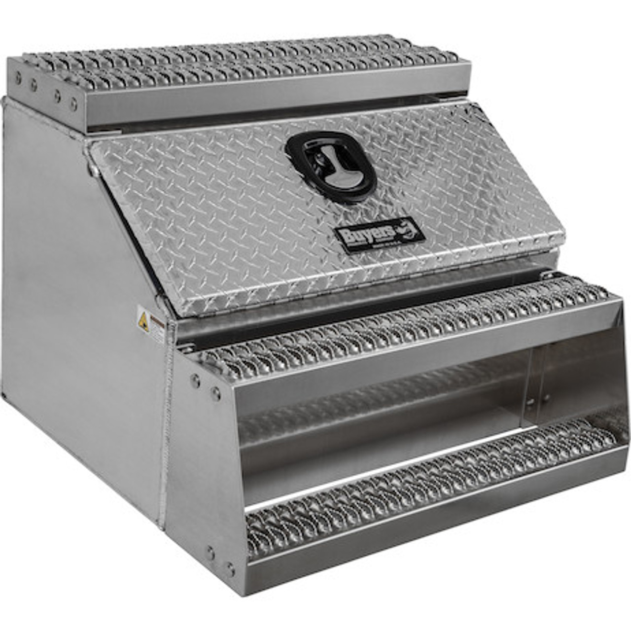 1705183 - 24x28x30 Inch Heavy Duty Diamond Tread Aluminum Step Box