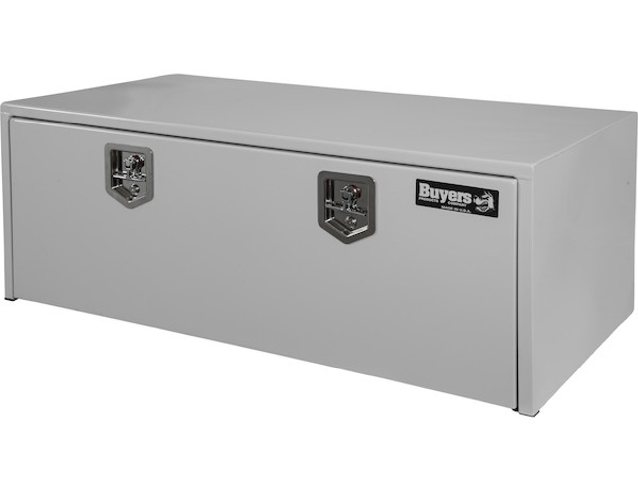 1708410 - 18x24x48 Inch White Steel Underbody Truck Box