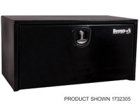 1732300 - 18x18x24 Inch Black Steel Underbody Truck Box With 3-Point Latch