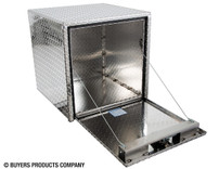1735100 - 18x18x24 Inch Diamond Tread Aluminum Underbody Truck Box with 3-Pt. Latch