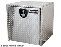 1735130 - 24x24x24 Inch Diamond Tread Aluminum Underbody Truck Box with 3-Pt. Latch