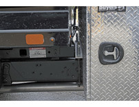 BP827024 - 70x24x82 Inch Offset Floor Diamond Tread Aluminum Backpack Truck Box - 16.4 Inch Offset