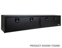 1722551 - 16x13x72 Textured Matte Black Diamond Tread Aluminum Topsider Truck Box