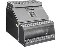 1705282 - Heavy Duty Smooth Aluminum WideOpen® Step Boxes for Semi Trucks - 24 Inch Width