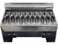 1705283 - Heavy Duty Smooth Aluminum WideOpen® Step Boxes for Semi Trucks - 30 Inch Width