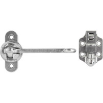 DH305 - Heavy-Duty Aluminum Door Hold Back - 4 Inch Hook And 2-Position Keeper
