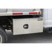 1705515 - 18X18X48 Inch Pro Series Smooth Aluminum Barn Door Underbody Truck Tool Box With Stainless Steel Doors