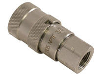 FF0808 - 1/2 Inch Female Flush-Face Coupler With 1/2 Inch NPT Port