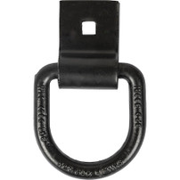 B38S - 1/2 Inch Forged D-Ring With 1-Hole Integral Mounting Bracket