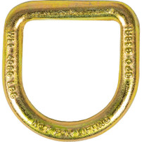 B38RZY - 1/2 Inch Forged Yellow Zinc Plated D-Ring Only