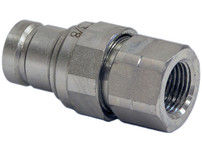FM0812 - 1/2 Inch Male Flush-Face Coupler With 3/4 Inch NPT Port