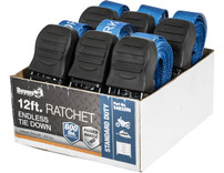 5483200 - 12 Foot Standard Duty Endless Ratchet Tie Down - 600 Pound Capacity
