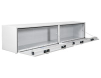 1753161 - 16x13x96 Inch White Smooth Aluminum Topsider Truck Box
