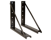 1701005B - 18x18 Inch Bolted Black Structural Steel Mounting Brackets