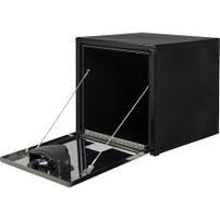 1702965 - 18X18X18 Inch Black Steel Truck Box With Stainless Steel Door