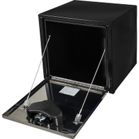 1702965 - 18X18X18 Inch Black Steel Truck Box With Stainless Steel Door