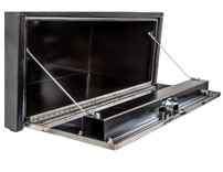 1702965 - 18X18X18 Inch Black Steel Truck Box With Stainless Steel Door