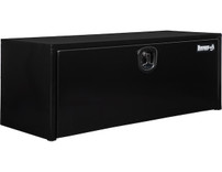 1702306 - 18x18x36 Inch Black Steel Underbody Truck Box with Built-In Shelf - 3-point Latch