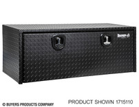 1715105 - 18x18x36 Inch Textured Matte Black Diamond Tread Aluminum Underbody Truck Box