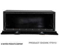 1715105 - 18x18x36 Inch Textured Matte Black Diamond Tread Aluminum Underbody Truck Box