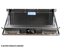 1735120 - 18x24x48 Inch Diamond Tread Aluminum Underbody Truck Box with 3-Pt. Latch