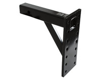 PM107 - 2 Inch Pintle Hitch Mount - 3 Position, 10 Inch Shank