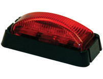 5622203 - 2.5 Inch Amber Surface Mount/Marker Clearance Light Kit with 3 LEDs (PL-10 Connection, Includes Bracket and Plug)