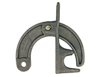 BTL020B2 - 2.5 Inch Wide Drop Forged Lower Dump Hinge Assembly for 1 Inch Diameter Post