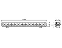 1492182 - 20.5 Inch 4050 Lumen LED Clear Combination Spot-Flood Light Bar