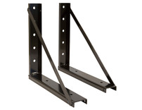 1701015 - 24x24 Inch Welded Black Structural Steel Mounting Brackets
