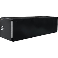 BP242486B - 24x24x86 Inch Black Steel Straight Side Tunnel Truck Tool Box with Shelf