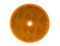 5623317 - 3.1875 Inch Amber Round DOT Bolt-On Reflectors