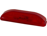 5623812 - 3.75 Inch Red Rectangular Marker/Clearance Light With 2 LED