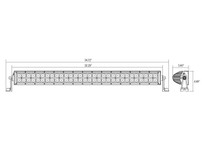 1492163 - 32 Inch 16,200 Lumen LED Clear Combination Spot-Flood Light Bar