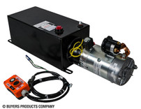 PU319LRS - 3-Way DC Power Unit with 1.5 Gallon Steel Reservoir and Electric Controls
