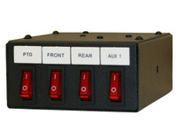 6391104 - 4 Function Backlit Pre-Wired Switch Box Fused With Relay And Circuit Breaker