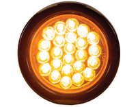 SL40AR - 4 Inch Amber Round Recessed Strobe