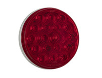 5624119 - 4 Inch Red Round Stop/Turn/Tail Light With 18 LEDs (Sold in Multiples of 10)