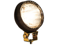 1492100 - 5 Inch Clear Round Incandescent Flood Light - Black Housing