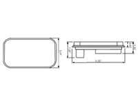 5625215 - 5.33 Inch Rectangular Turn Signal Light Kit With 15 LEDs