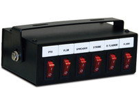 6391106 - 6 Function Backlit Pre-Wired  Switch Box  Fused With Relay And Circuit Breaker